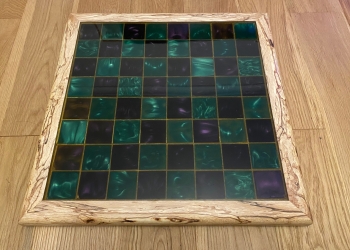 Resin chess board