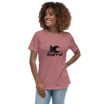 Women's Relaxed T-Shirt Black Logo