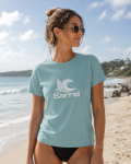 Women's Relaxed T-Shirt White Logo